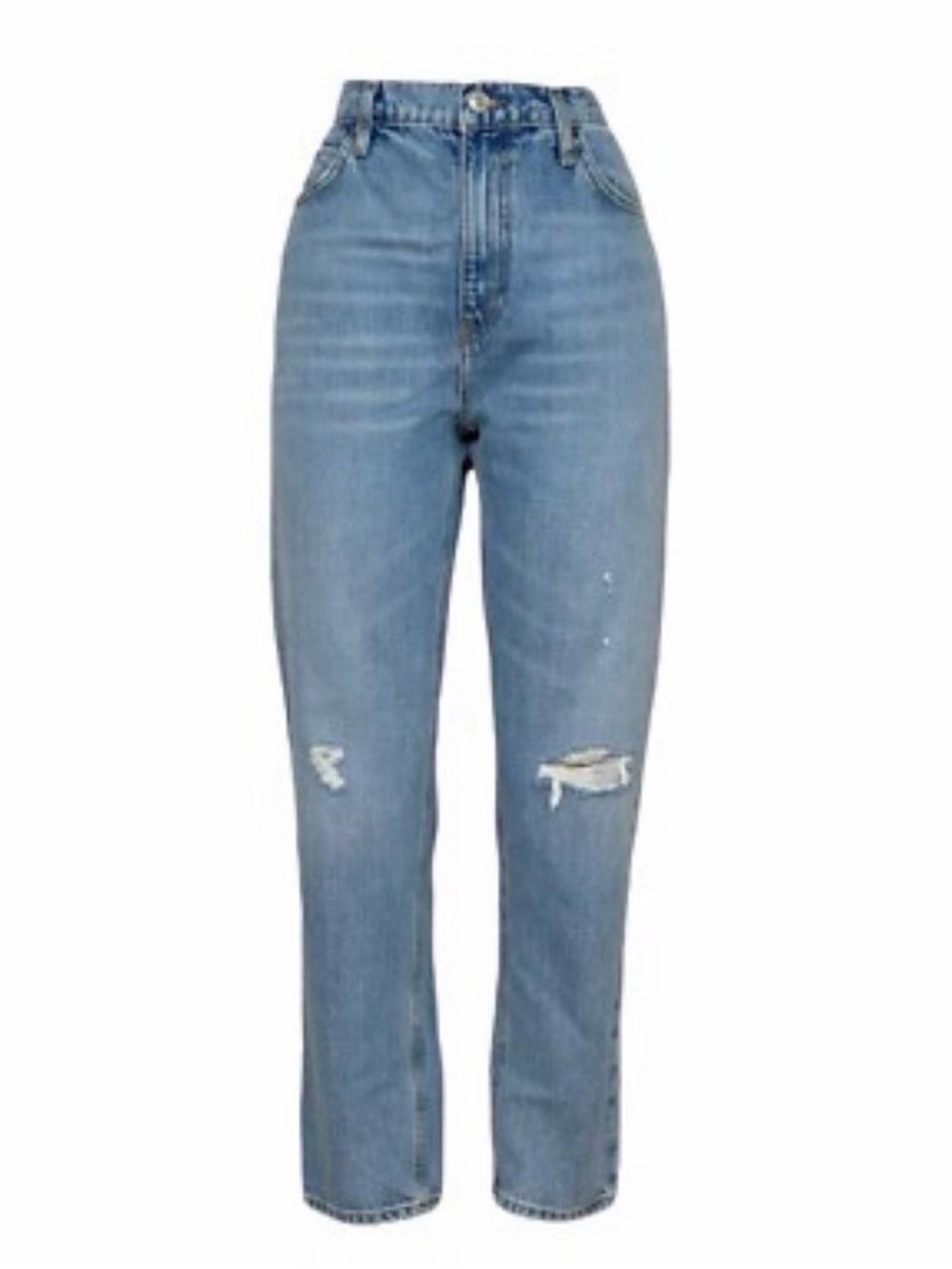Re/Done 70s Straight Distressed Jeans